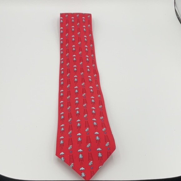 Hermès Paris Silk Frog & Ladder silk tie - Picture 1 of 5